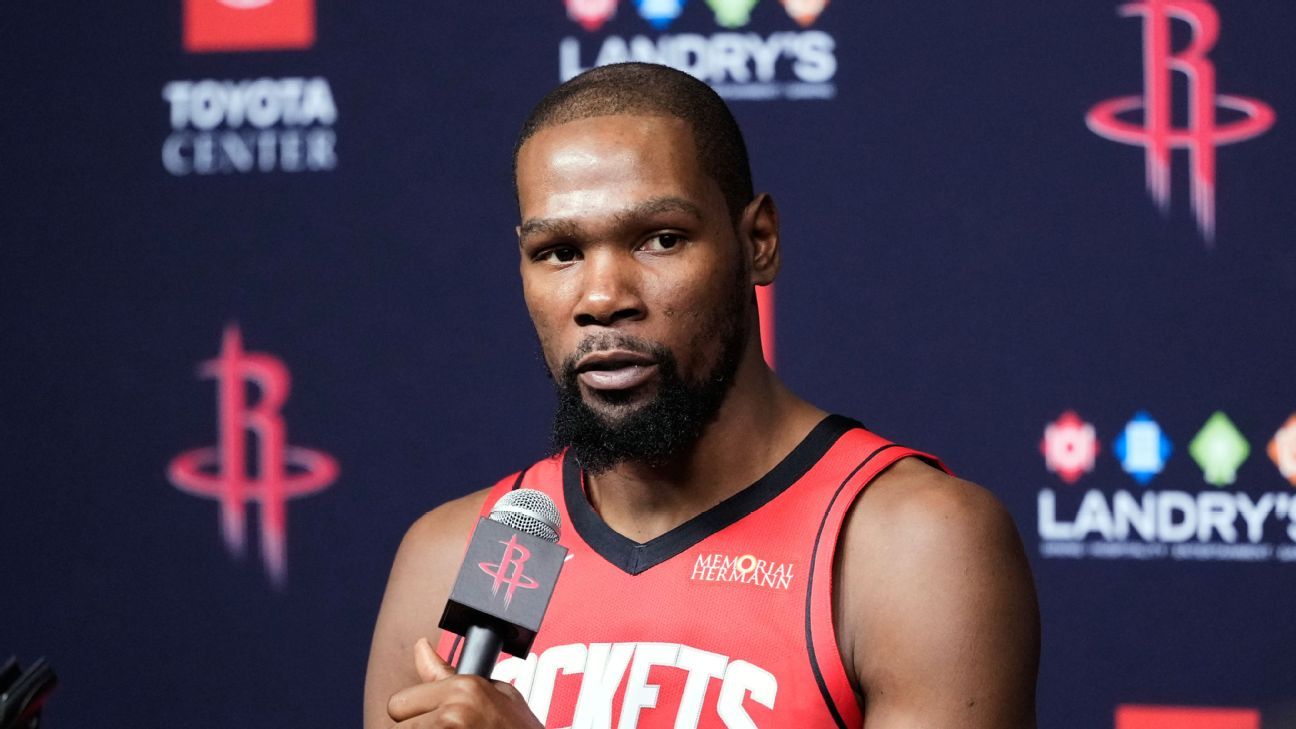 Kevin Durant envisions signing extension to stay with Rockets