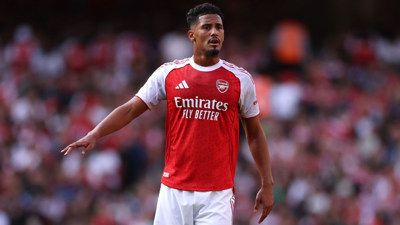 Arsenal’s William Saliba signs new five-year deal at the club