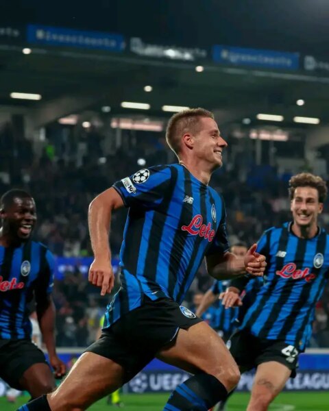 UCL: Lookman Features In Atalanta’s Home Win Over Club Brugge