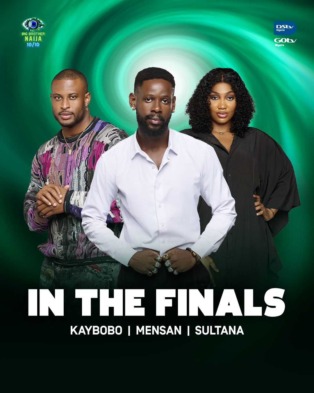 BBNaija Season 10: Kaybobo, Mensan, and Sultana secure finale spots