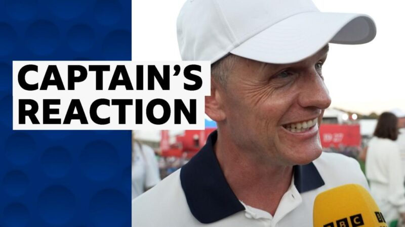 'Not sure how I coped' – Europe captain Donald