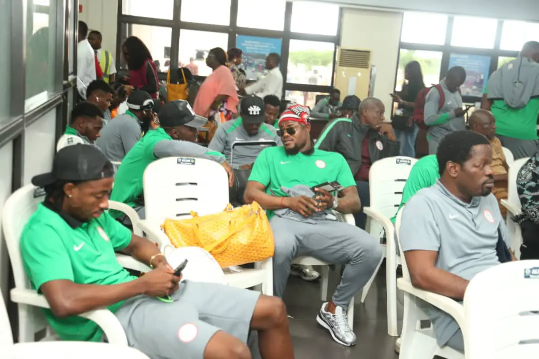 Super Eagles Off To South Africa For Bafana