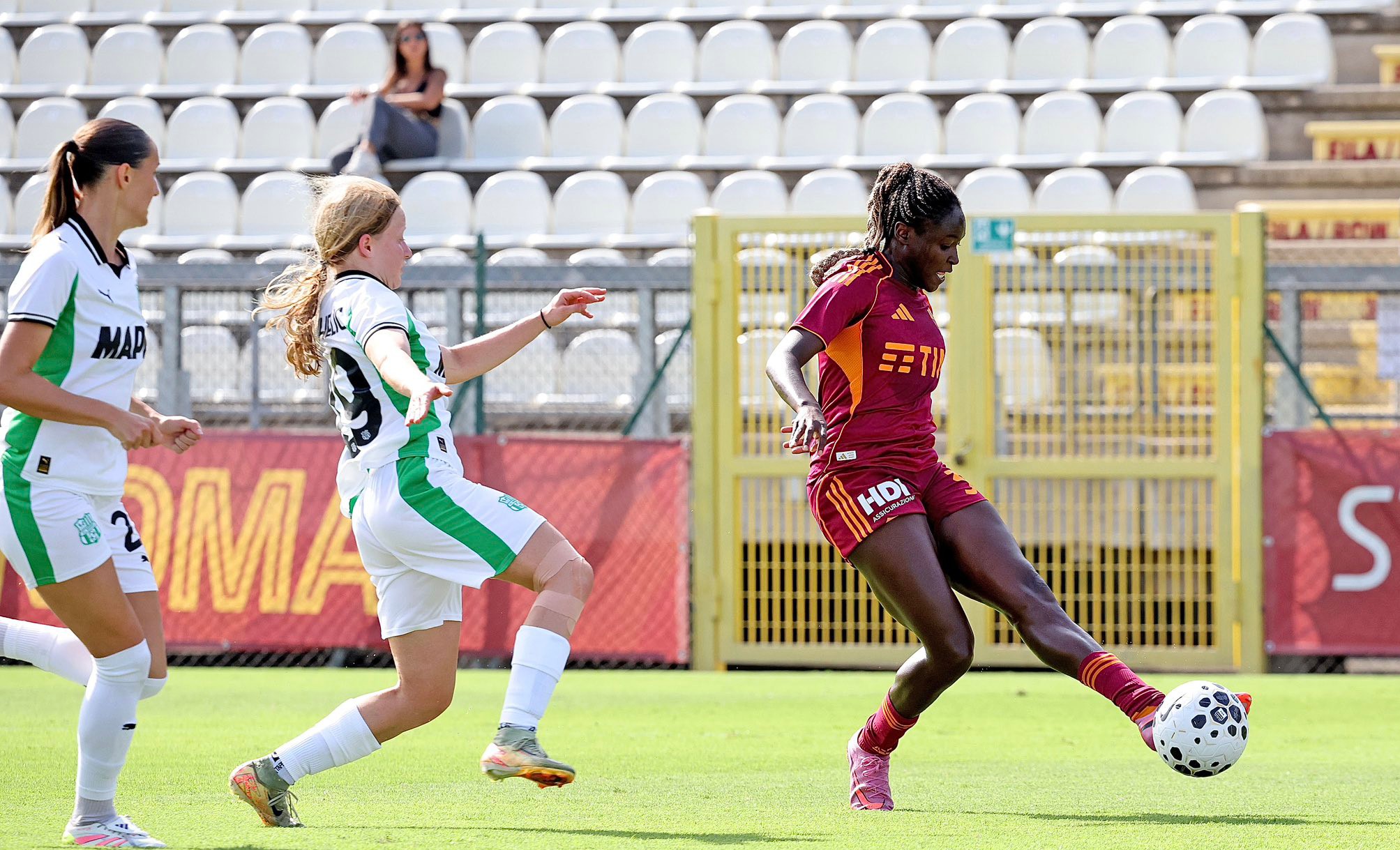 Babajide Celebrates First Goal For Roma In Cup Win