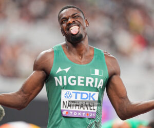 Nathaniel Cruises Into Men’s 400m Hurdles Final