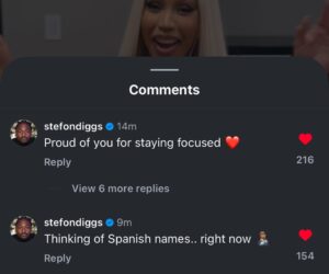 Stefon Diggs shares excitement at expecting first child with Cardi B