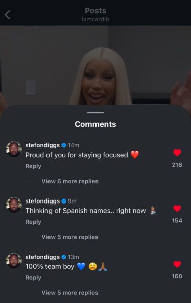 Stefon Diggs shares excitement at expecting first child with Cardi B