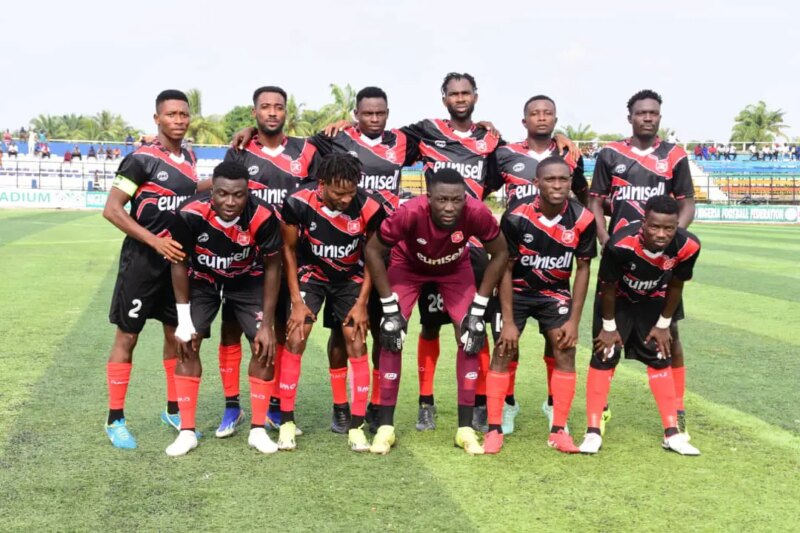 Abia Warriors On Astro Turf Training Ahead CAFCC Game vs Djoliba
