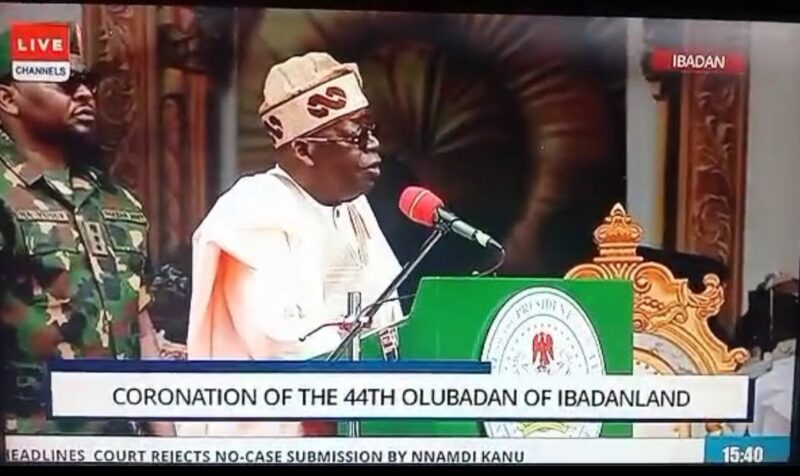 Tinubu Hails Ladoja’s Ascension to Olubadan Throne, Calls Him ‘Fortunate’ Monarch