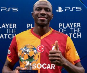 Osimhen Wins Man Of The Match Award Vs Liverpool