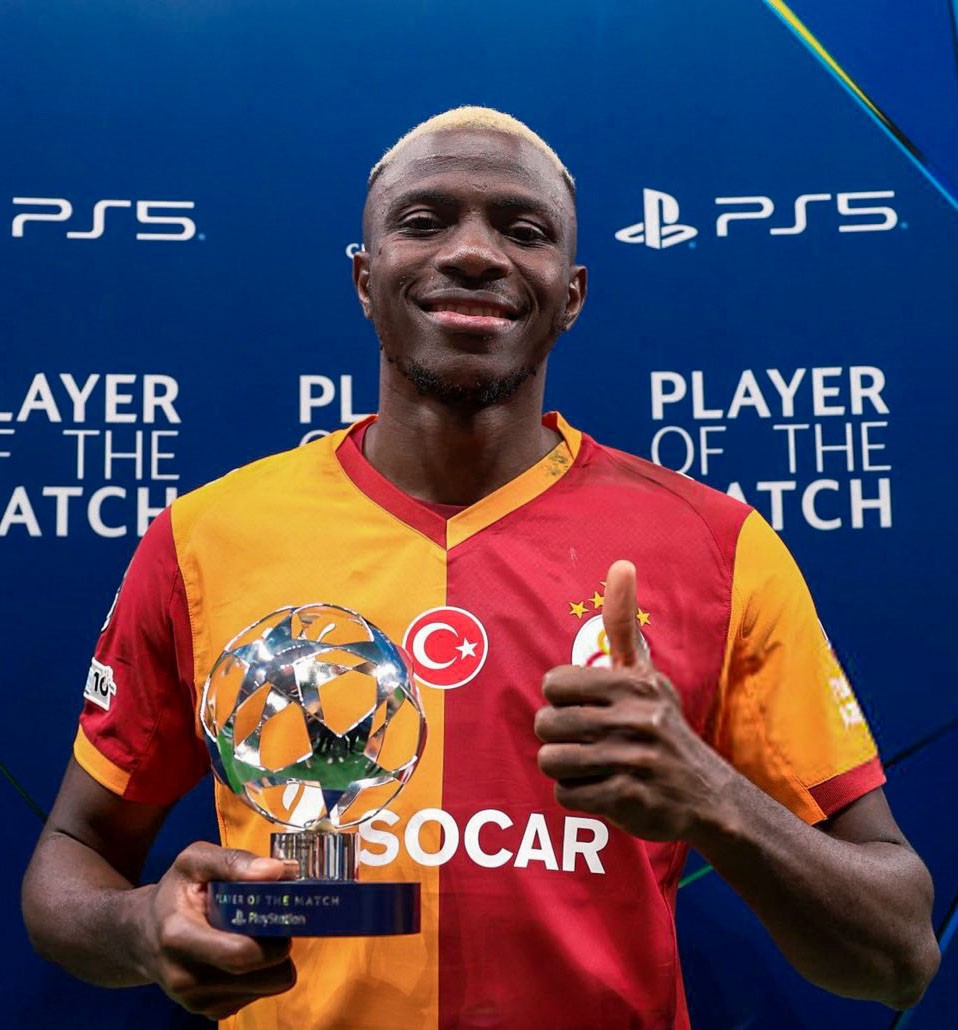 Osimhen Wins Man Of The Match Award Vs Liverpool