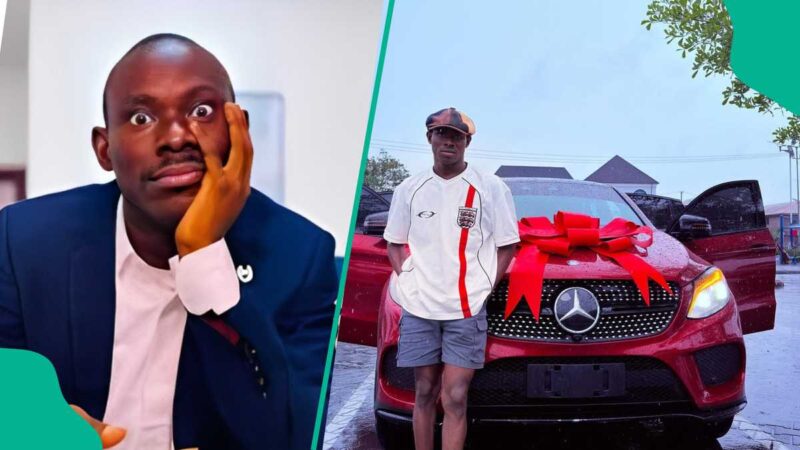 Congratulations, Admiration Pour as GehGeh Acquires Brand New Mercedez Benz: “TikTok Funds”