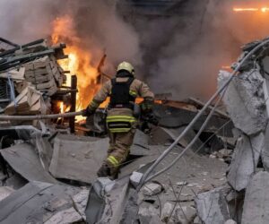 Russia unleashes one of the largest aerial assaults of the war on Ukraine killing four and injuring dozens