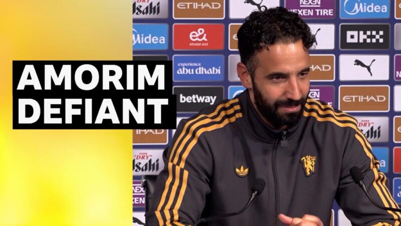 Ruben Amorim: Manchester United boss not going to change