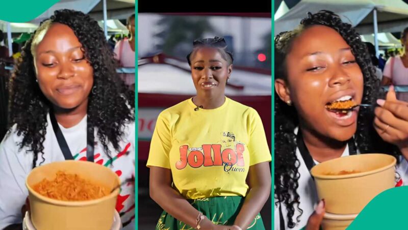 Lady Gives Her Honest Review After Tasting Hilda Baci’s Jollof Rice Cooked During GWR Attempt