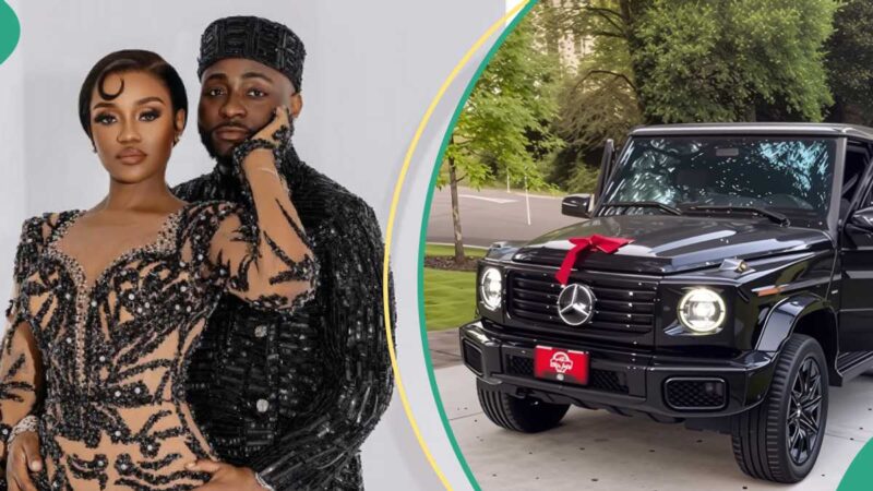 Davido Surprises Wife Chioma With Brand New 2025 Electric G-wagon, Videos Trend Online: “Workings”
