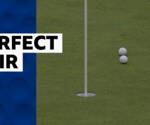 Fitzpatrick and Hatton side-by-side on final green