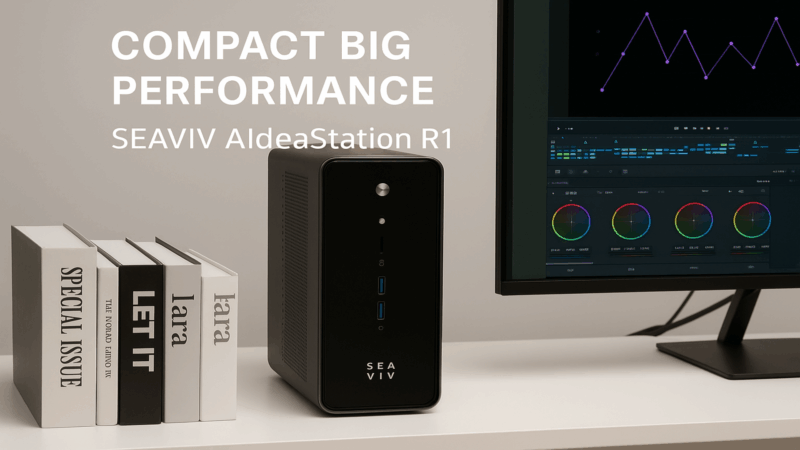 Chinese brand Seaviv surprises the mini PC market with a Ryzen AI Max+ 395 mini PC that includes an SD 4.0 slot