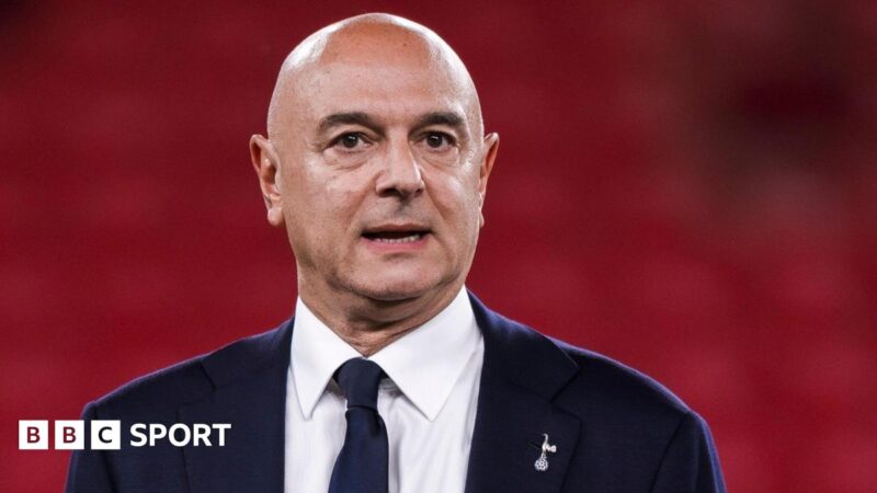 Daniel Levy: Tottenham executive chairman exits role after 24 years in charge