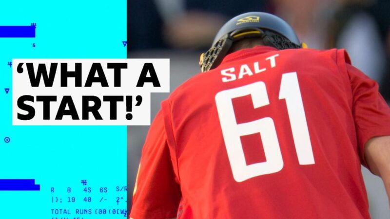 Salt gets England off to smashing start against South Africa