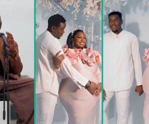 Moses Bliss, Ebuka Songs React As Victor Thompson, Wife Welcome 1st Child After 4 Years, 9 Months