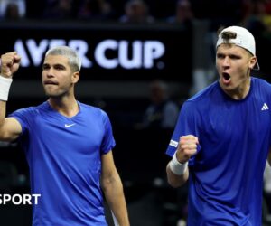 Laver Cup 2025: Carlos Alcaraz helps Team Europe make winning start over Team World
