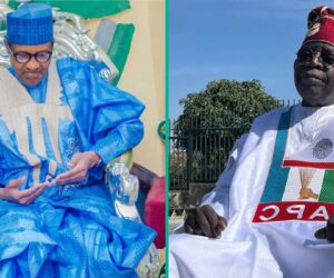 Reactions as Tinubu Mentions What Buhari Actually Left Behind