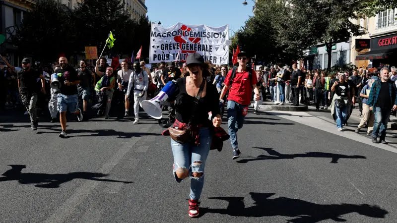 Mass strikes erupt across France