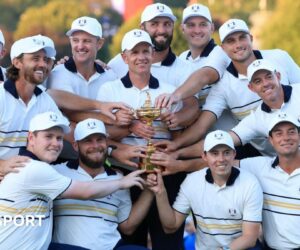 Europe win Ryder Cup after sensational tussle with US at Bethpage, New York