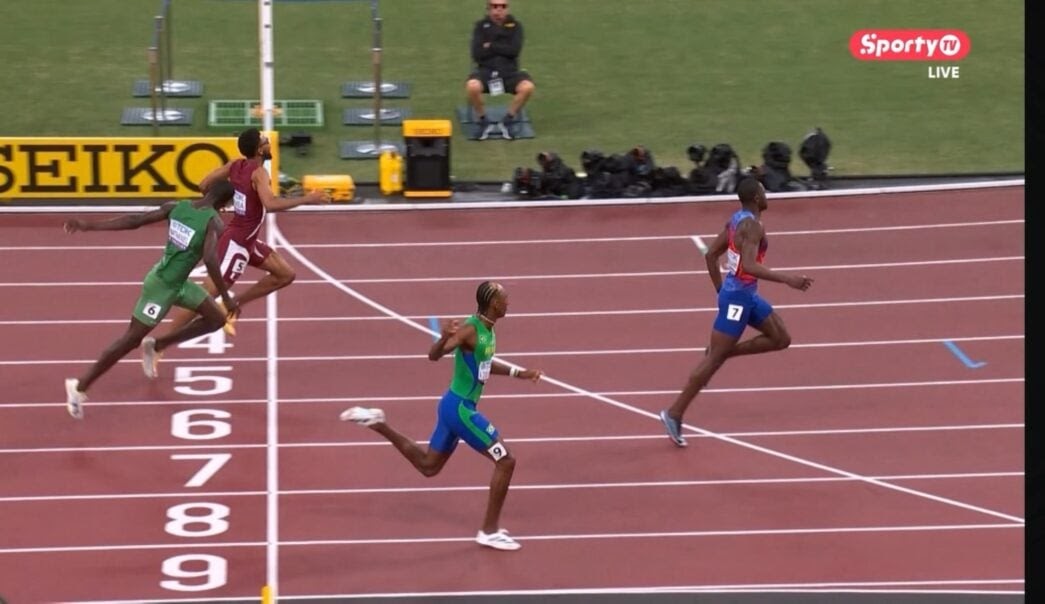 Ezekiel sets national record in 400mH final but misses out on medal at World Championships