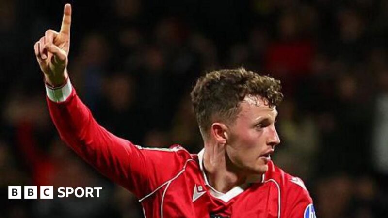 Nathan Broadhead ‘delighted’ after opening Wrexham account