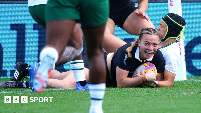 New Zealand 46-17 South Africa: World champions progress to Women’s Rugby World Cup semi-finals