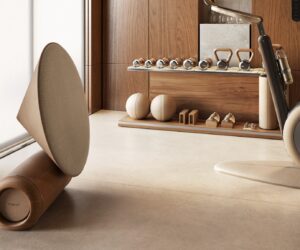 These gorgeous and weird ultra-modern wooden wireless speakers are serious competition for Bang & Olufsen in the style stakes