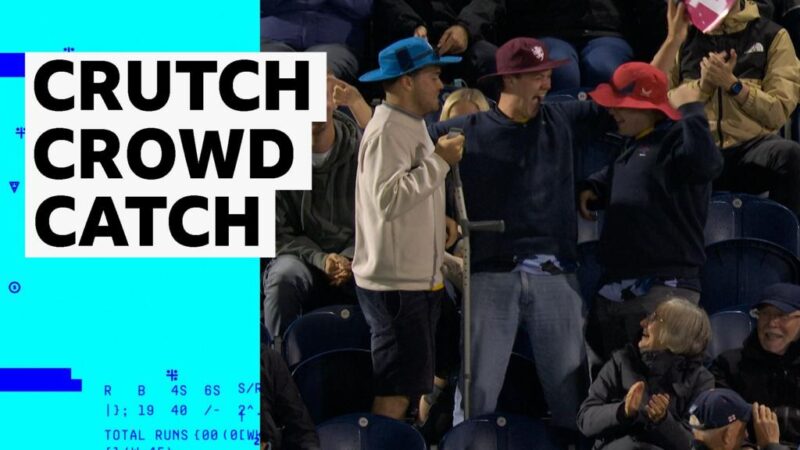 England vs South Africa: First T20: Fan takes catch in the crowd