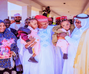 Nigerian conjoined twins get hero's welcome after separation surgery in Saudi Arabia