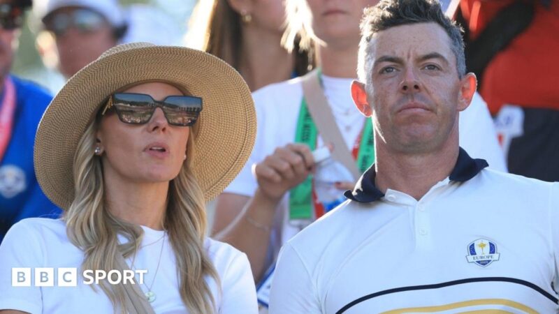 Europe win Ryder Cup: Rory McIlroy hits out at ‘unacceptable’ behaviour after wife hit by drink