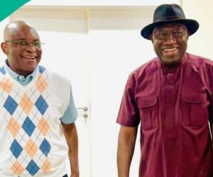 Just In: Jonathan Visits ADC Chairman, David Mark, After Strategic Meeting