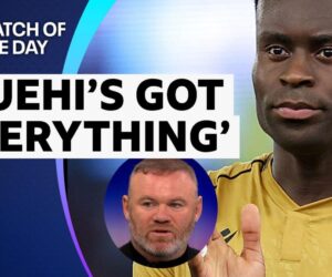 Aston Villa v Crystal Palace: Wayne Rooney anaylses Marc Guehi on Match of the Day