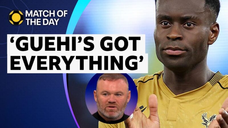 Aston Villa v Crystal Palace: Wayne Rooney anaylses Marc Guehi on Match of the Day