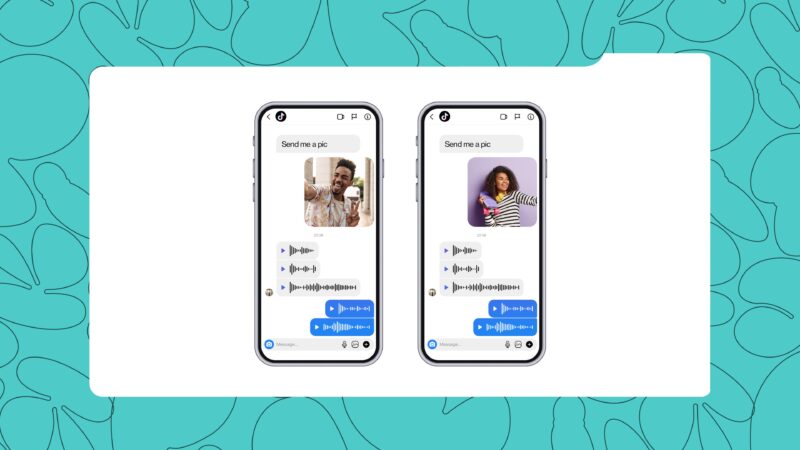 TikTok Now Lets You Send Voice Notes and Pictures in DMs