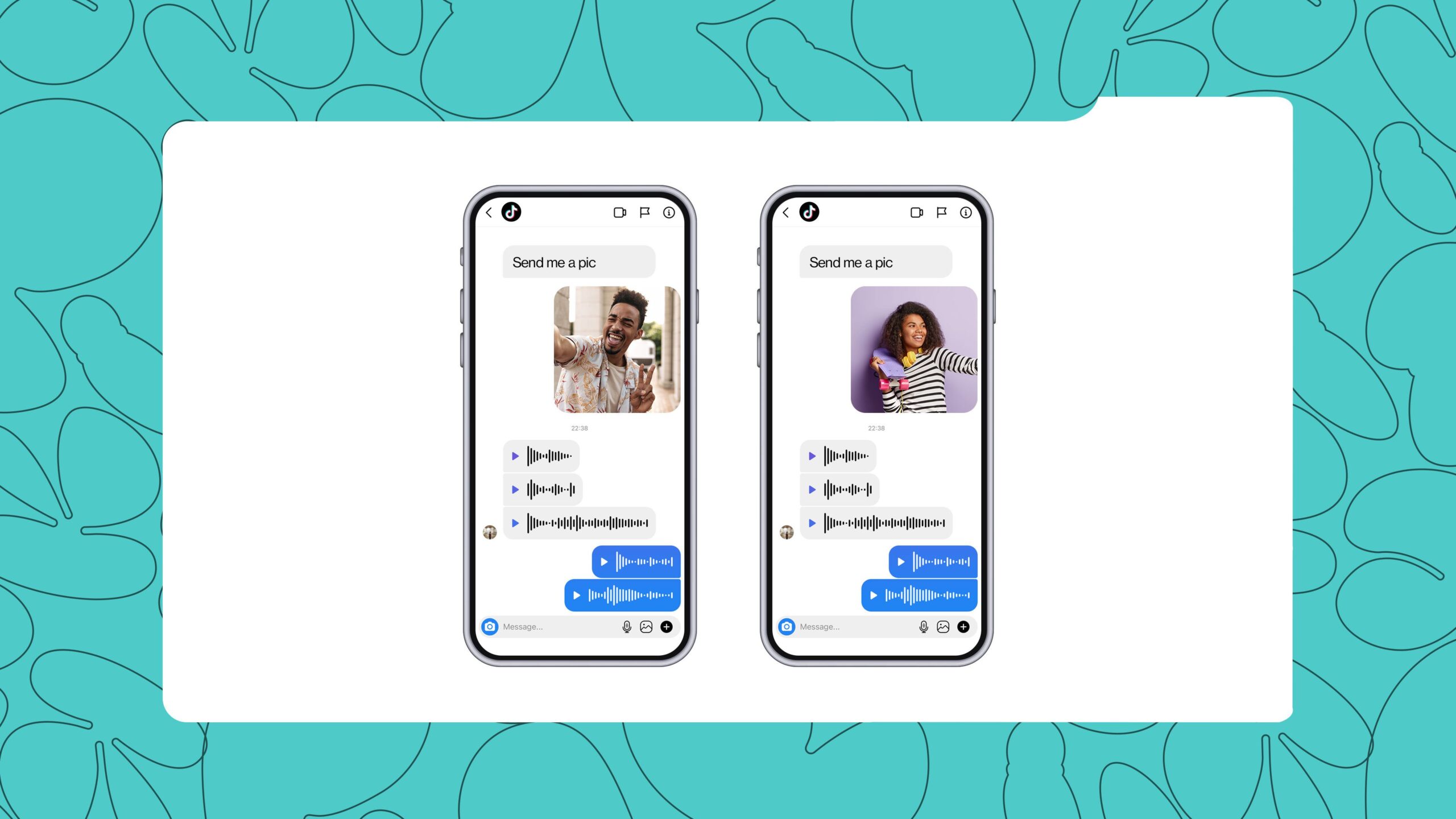TikTok Now Lets You Send Voice Notes and Pictures in DMs