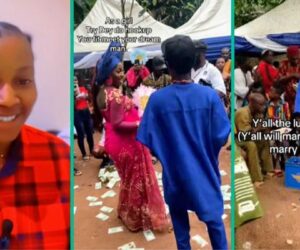 Single Mum of 4 Girls Brags as She Gets Married Traditionally: “Just Say Congratulations”