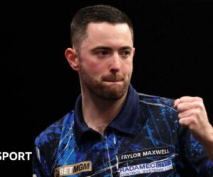 Czech Darts Open: Luke Humphries defends PDC European Tour title with 8-5 win over Josh Rock in Prague