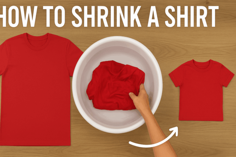 How to Shrink a Shirt for the Perfect Fit
