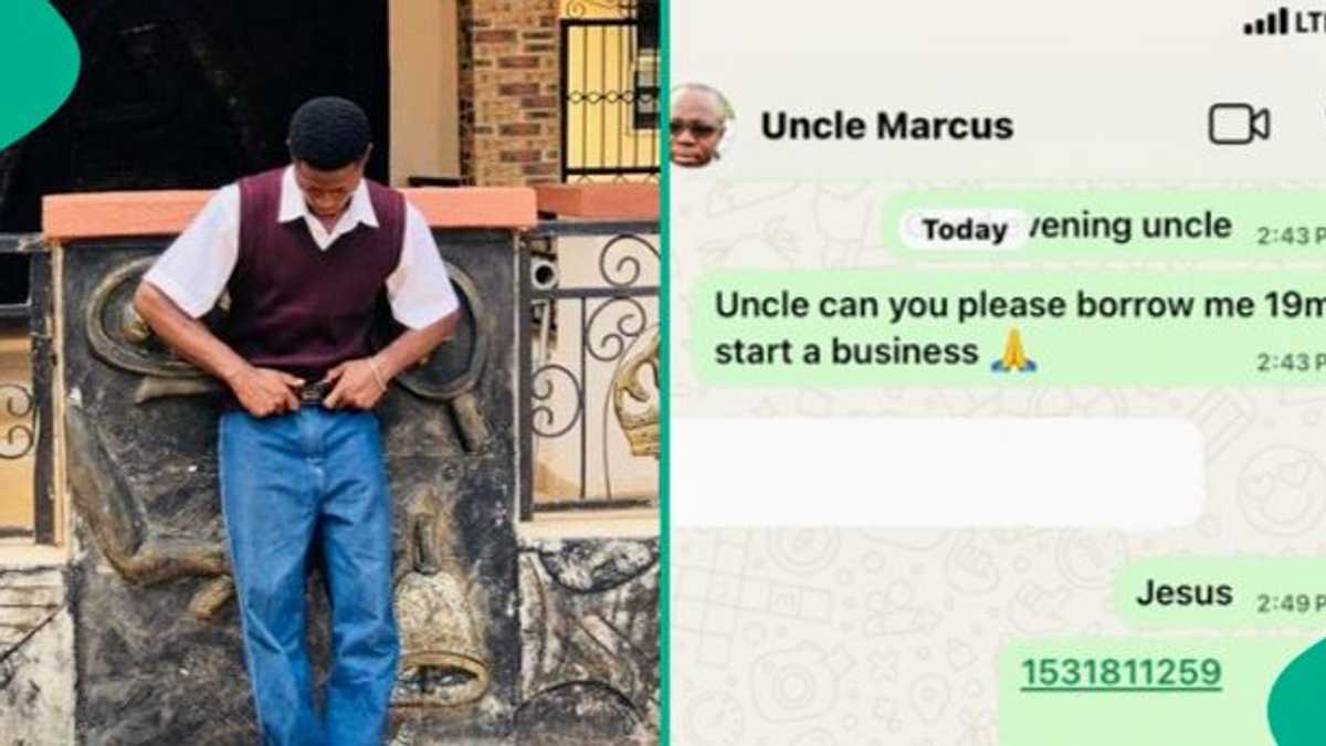 Man Gets Unexpected Reply from Uncle after Asking for N19 Million to Start Business: “Na Good Man o”