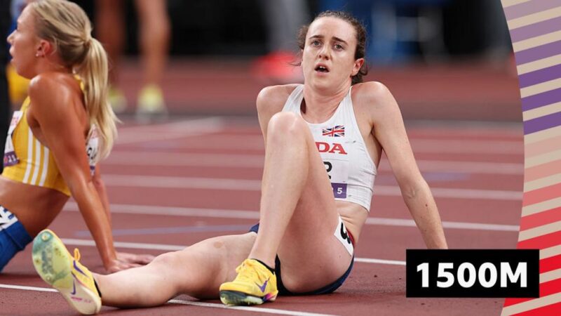 Shock as GB's Muir crashes out of 1500m
