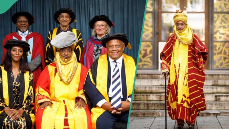 Kano Emir Sanusi Earns PhD in Law from UK University, Photos Trend