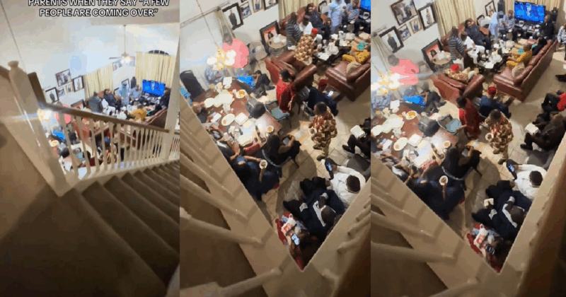 “Don’t Believe Your Nigerian Parents!” – Man Jokes After ‘Small Gathering’ Turns Into Full-Blown Party (VIDEO)