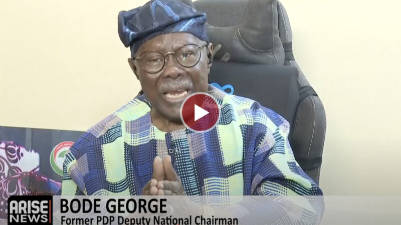 Bode George: Incoming INEC Chair Must Allow The Will Of The People To Avoid Chaos