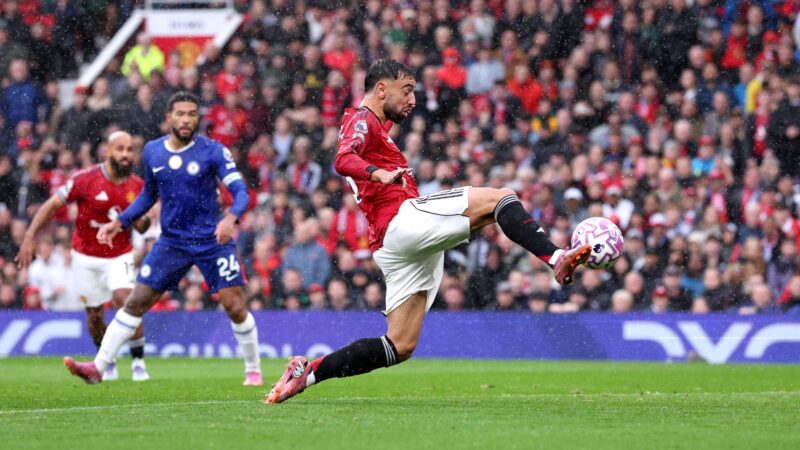 Fernandes Hits 100th Goal As Manchester United Beat Chelsea 2-1 In Dramatic Old Trafford Clash