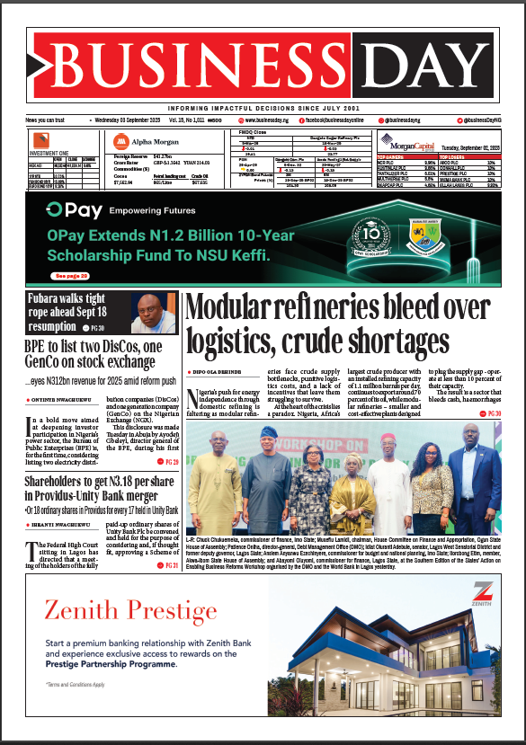 BusinessDay 03rd Sep 2025